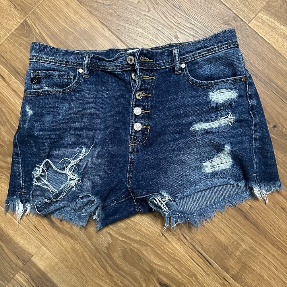 Kancan distressed shorts